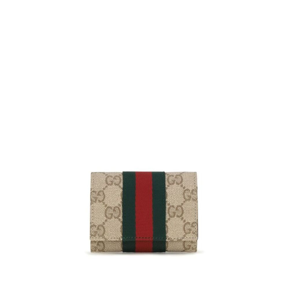 Gucci Beige Fabric Women's Wallet